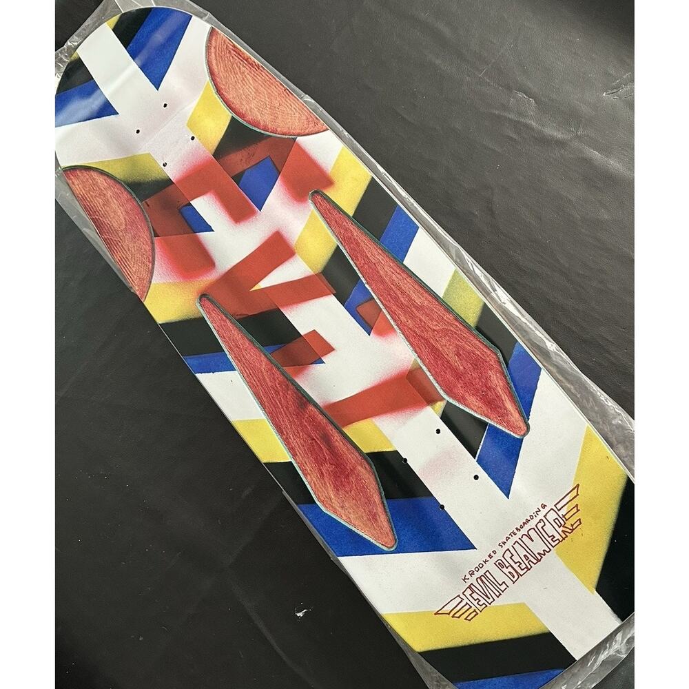 Krooked Evil Bold Beamer Skateboard Deck 10.75" Mark Gonzales Gonz LIMITED RARE